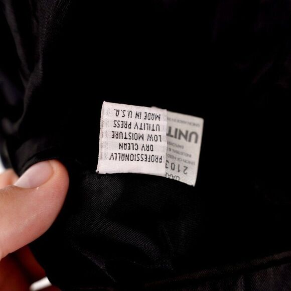 Pierre Cardin Textured Tweed Wool Gray Check 2 Button‎ Blazer 44L - Picture 10 of 13